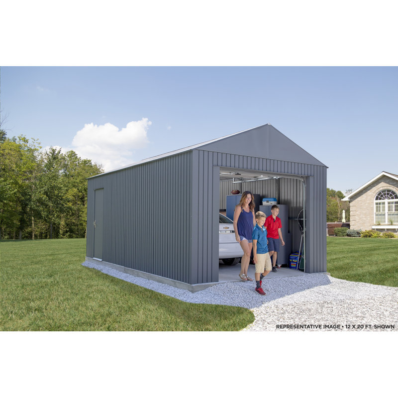 Sojag Everest 12 Ft. X 10 Ft. Garage & Reviews | Wayfair
